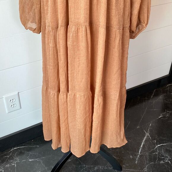 Moon River Terracotta Maxi Dress - Picture 6 of 12